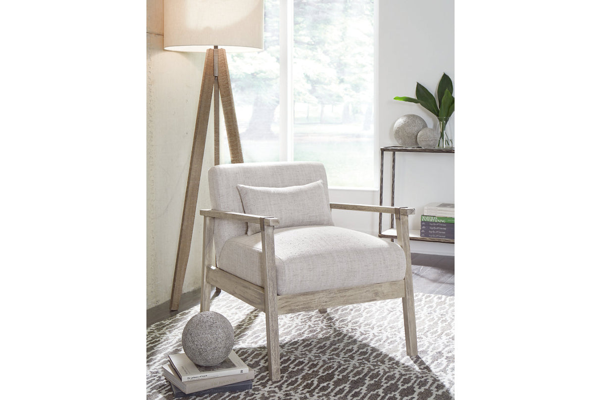 Daylenville Platinum Accent Chair from Ashley - Luna Furniture