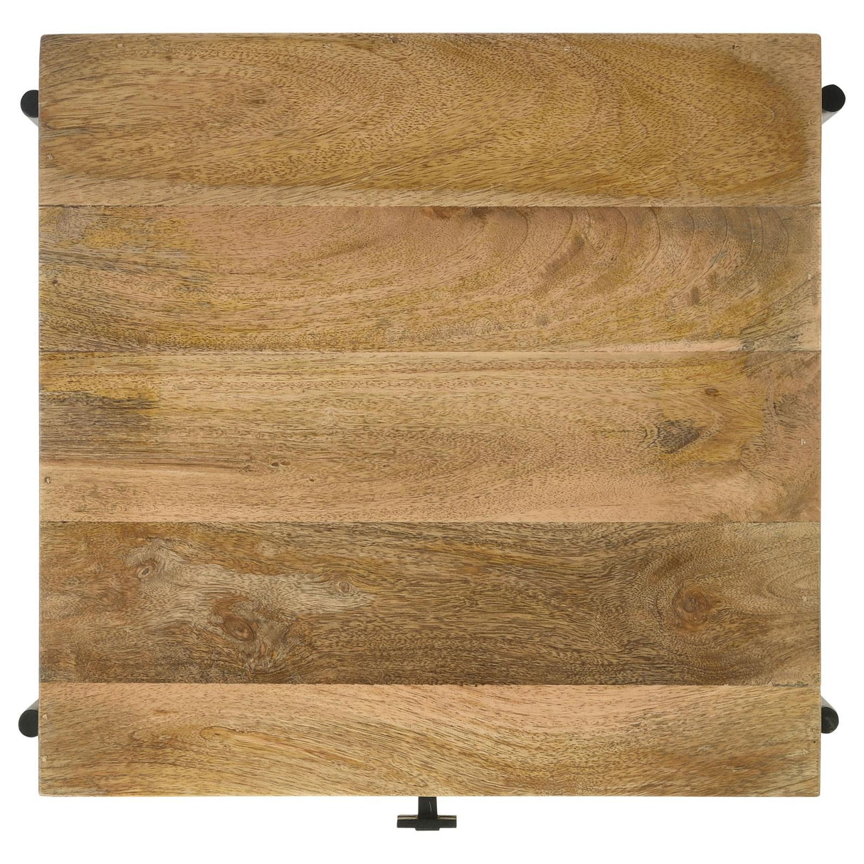 Declan Natural Mango and Black 1-Drawer Accent Table with Open Shelf from Coaster - Luna Furniture