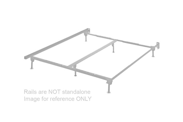 Willowton Whitewash Queen Panel Rails