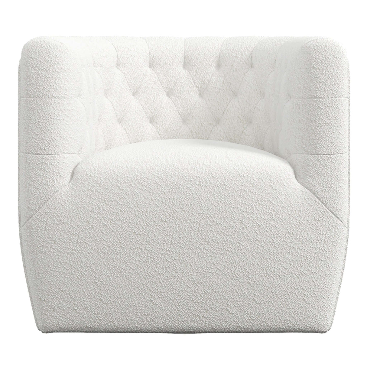 Delaney Cream Boucle Swivel Chair from Midinmod - Luna Furniture