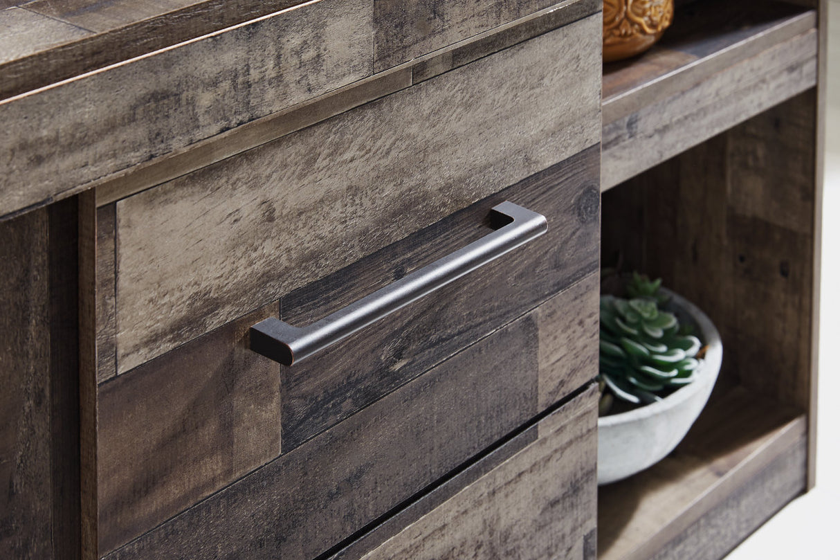 Derekson Multi Gray 60" TV Stand from Ashley - Luna Furniture