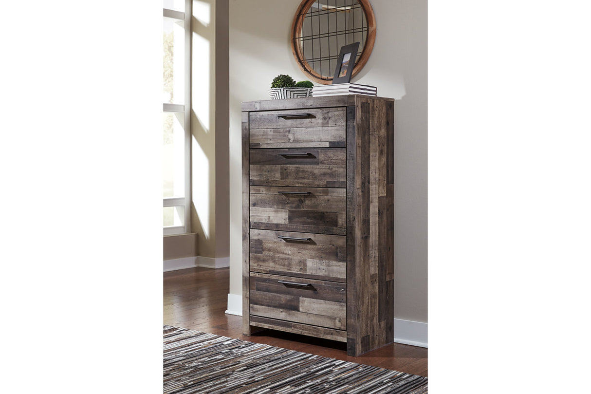 Derekson Multi Gray Chest of Drawers from Ashley - Luna Furniture