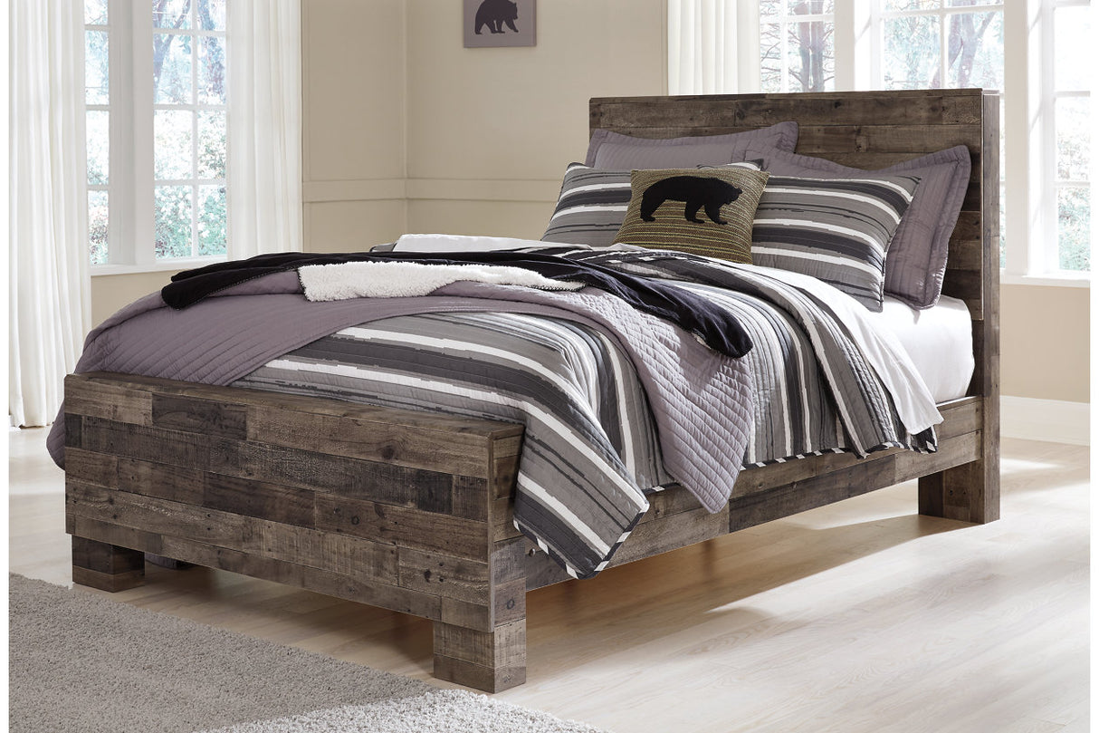 Derekson Multi Gray Full Panel Bed from Ashley - Luna Furniture