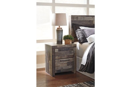 Derekson Multi Gray Nightstand from Ashley - Luna Furniture