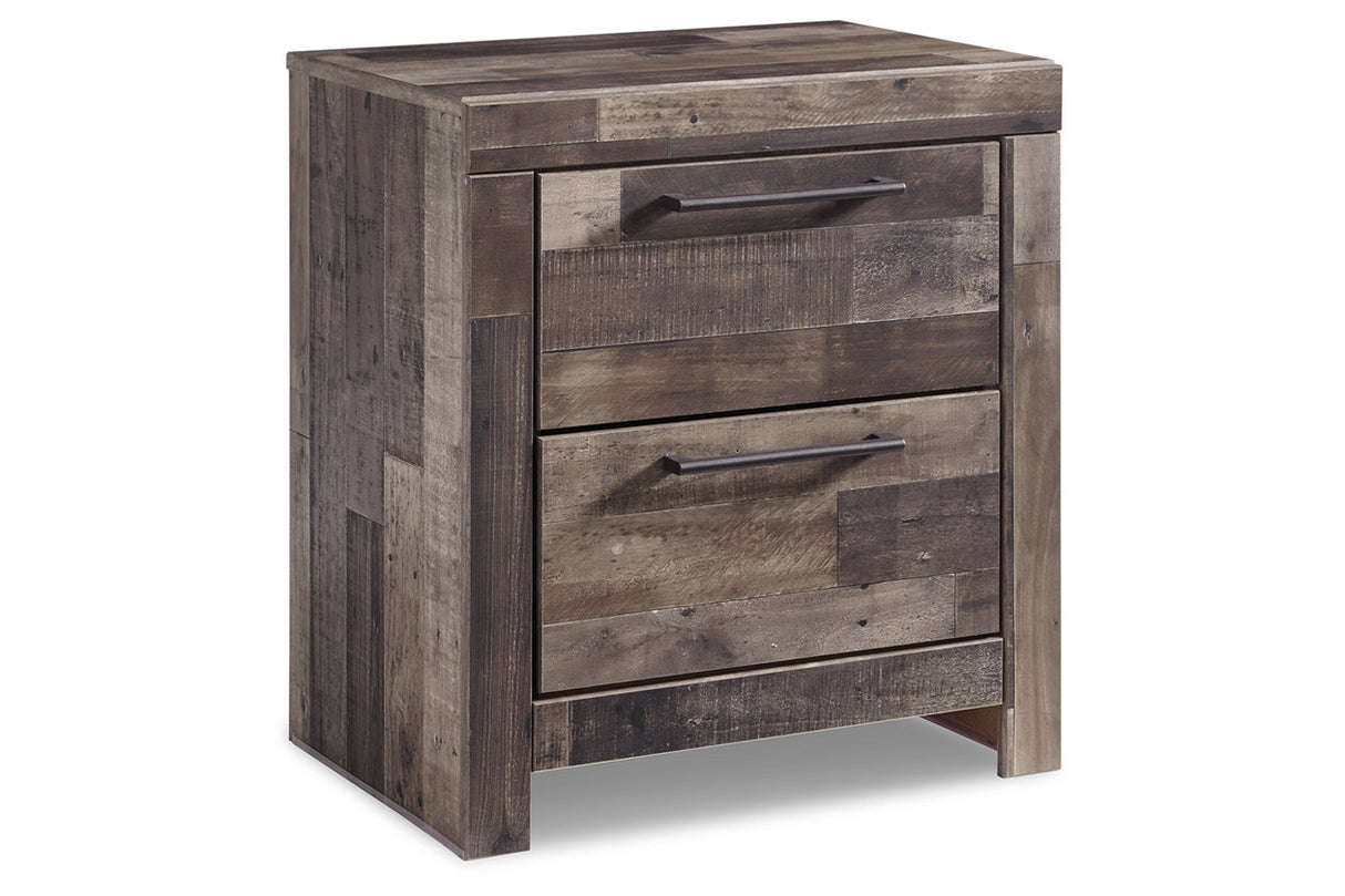 Derekson Multi Gray Nightstand from Ashley - Luna Furniture