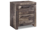 Derekson Multi Gray Nightstand from Ashley - Luna Furniture