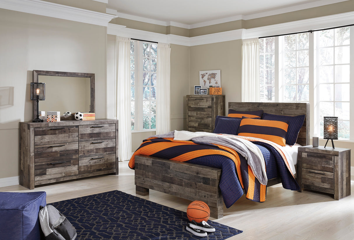 Derekson Multi Gray Youth Panel Bedroom Set from Ashley - Luna Furniture