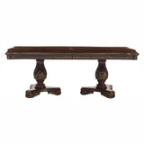 Deryn Park Cherry 114" Double Pedestal Extendable Dining Table from Homelegance - Luna Furniture