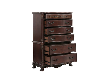 Deryn Park Cherry Chest from Homelegance - Luna Furniture