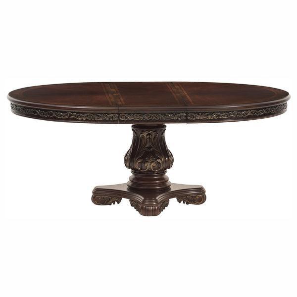 Deryn Park Cherry Extendable Round/Oval Dining Table