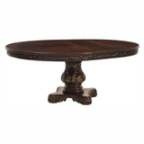 Deryn Park Cherry Extendable Round/Oval Dining Table from Homelegance - Luna Furniture