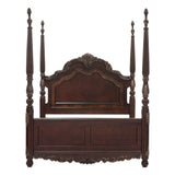 Deryn Park Cherry Queen Poster Bed from Homelegance - Luna Furniture