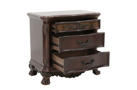 Deryn Park Cherry Sleigh Bedroom Set from Homelegance - Luna Furniture