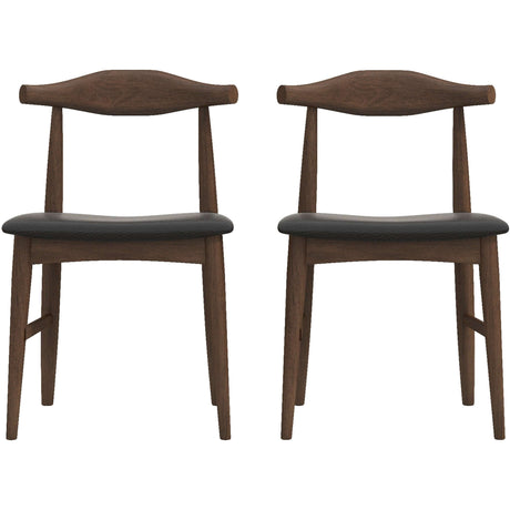 Destiny Dining Chairs (Set of 2) Grey Linen from Midinmod - Luna Furniture