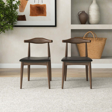 Destiny Dining Chairs (Set of 2) Grey Linen from Midinmod - Luna Furniture