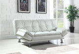 Dilleston White Tufted Back Upholstered Sofa Bed from Coaster - Luna Furniture