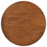 Dinah Walnut 5-Piece Round Solid Wood Dining Set from Coaster - Luna Furniture