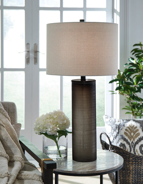 Dingerly Brown Table Lamp from Ashley - Luna Furniture