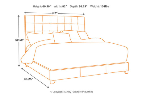 Dolante Beige Queen Upholstered Bed from Ashley - Luna Furniture