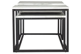 Donnesta Gray/Black Table from Ashley - Luna Furniture