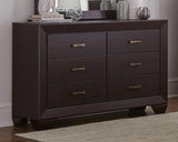 Dorian Brown and Dark Cocoa 4-Piece Twin Bedroom Set from Coaster - Luna Furniture