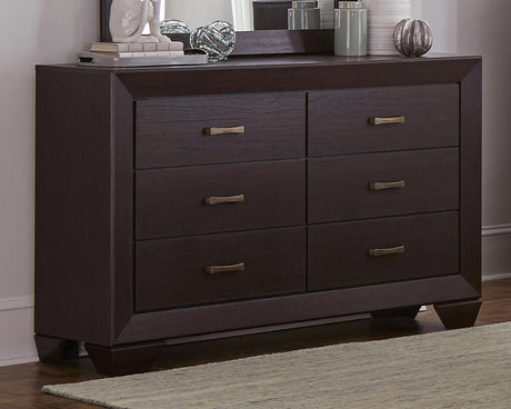 Dorian Brown and Dark Cocoa 4-Piece Twin Bedroom Set from Coaster - Luna Furniture