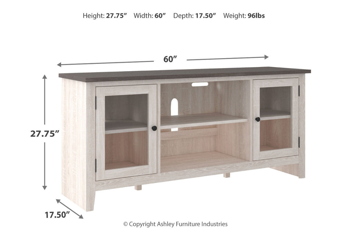 Dorrinson Two-tone 60" TV Stand from Ashley - Luna Furniture