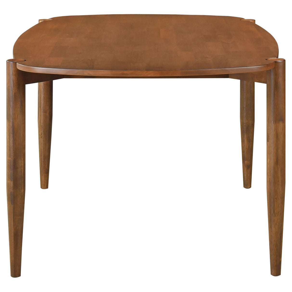Dortch Walnut 5-Piece Oval Solid Wood Dining Set from Coaster - Luna Furniture