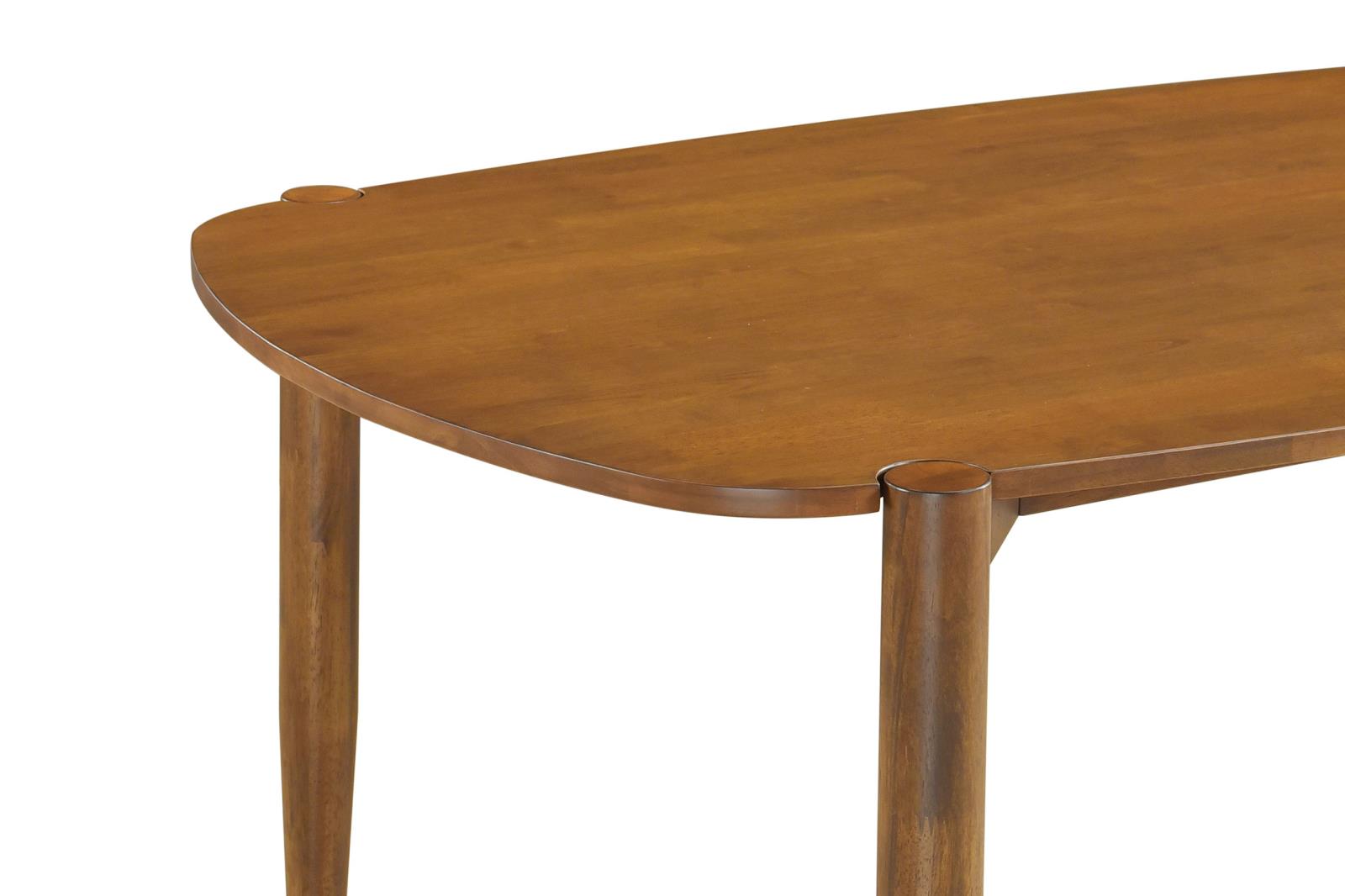 Dortch Oval Solid Wood Dining Table Walnut - Luna Furniture