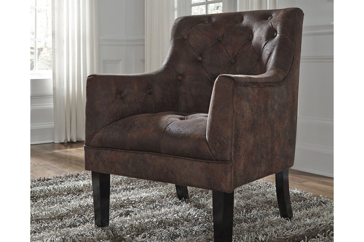 Drakelle Mahogany Accent Chair from Ashley - Luna Furniture