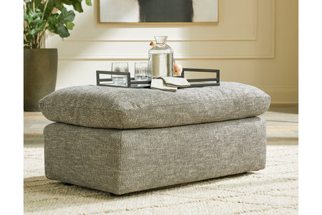 Dramatic Granite Ottoman from Ashley - Luna Furniture