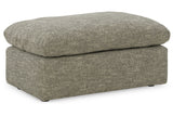 Dramatic Granite Ottoman from Ashley Furniture - Luna Furniture