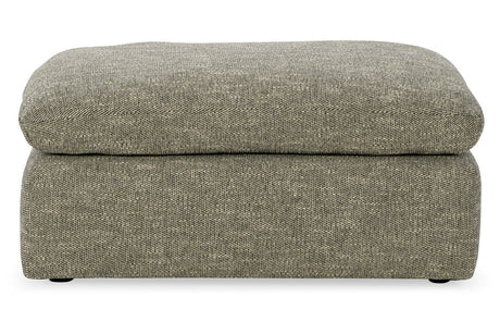Dramatic Granite Ottoman from Ashley - Luna Furniture