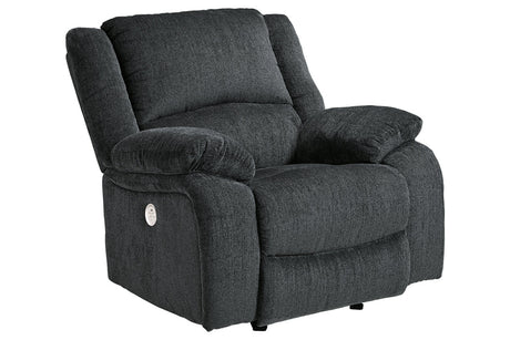 Draycoll Slate Power Recliner from Ashley Furniture - Luna Furniture