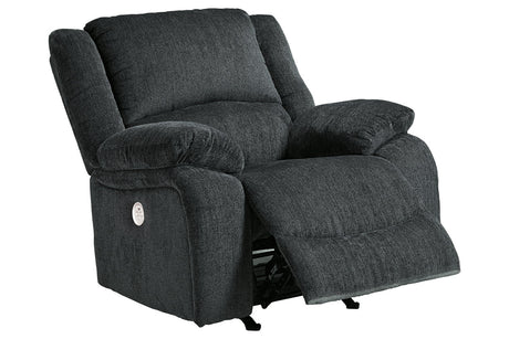 Draycoll Slate Power Recliner from Ashley Furniture - Luna Furniture