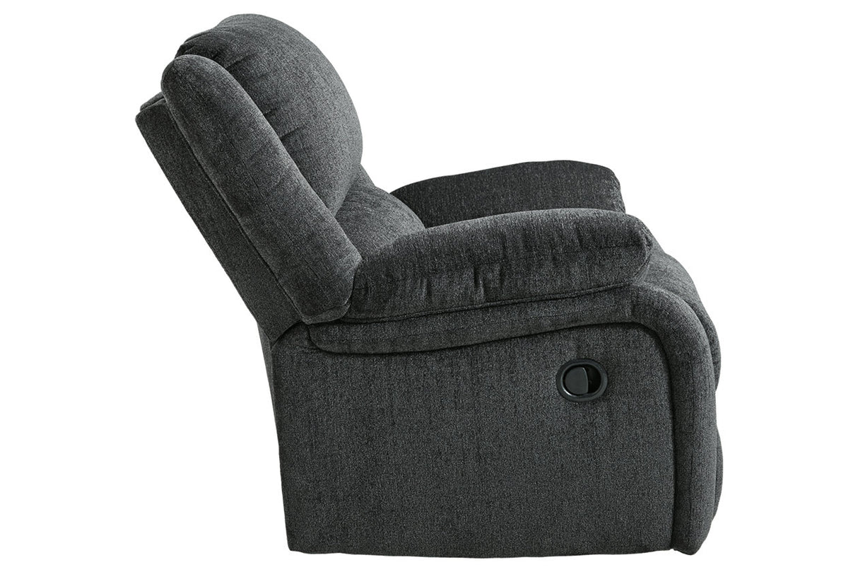 Draycoll Slate Recliner from Ashley - Luna Furniture
