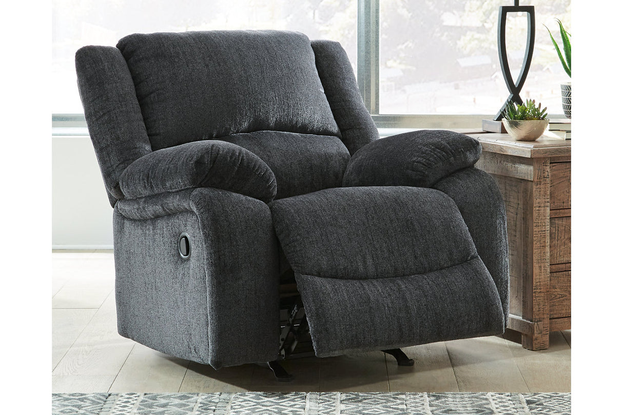 Draycoll Slate Recliner from Ashley - Luna Furniture