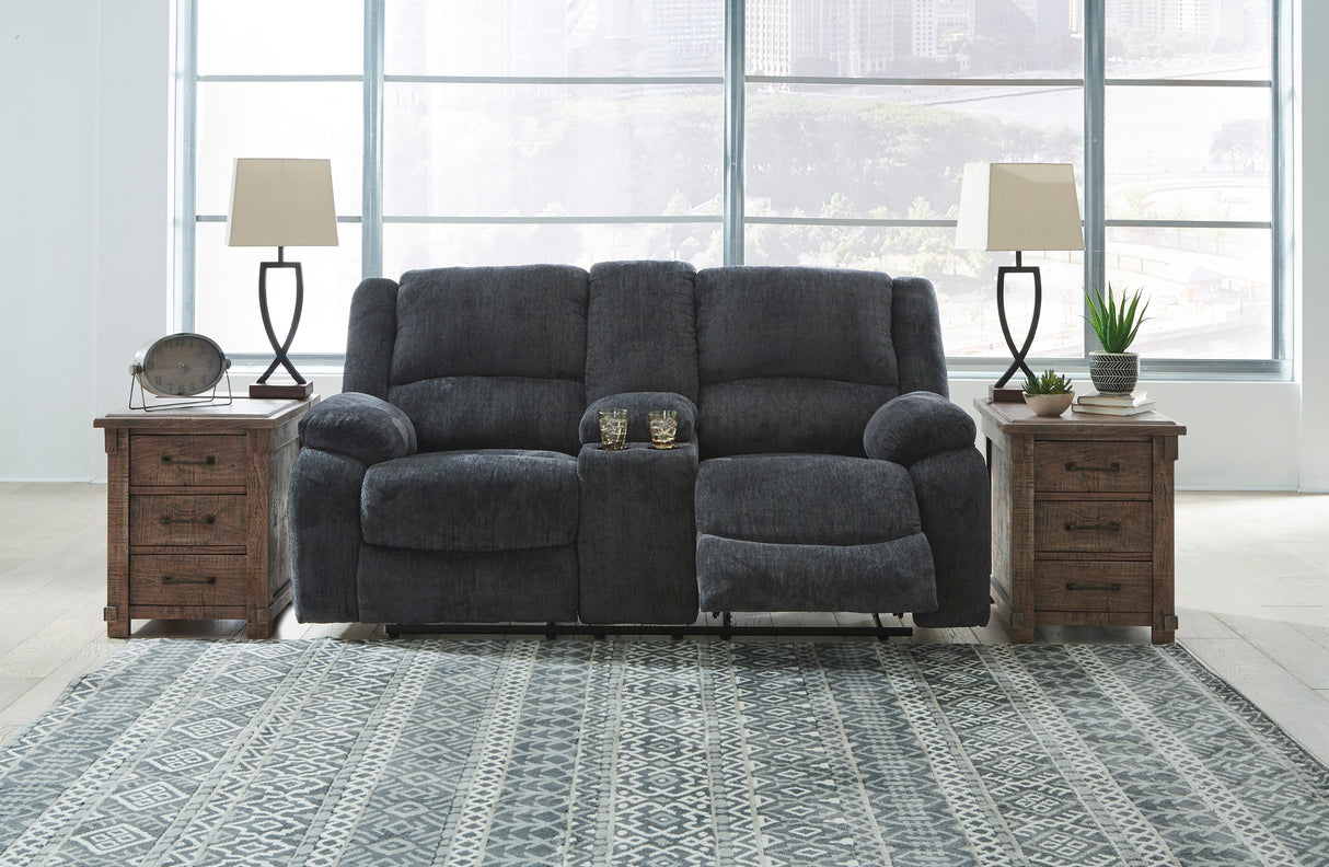 Draycoll Slate Reclining Living Room Set from Ashley - Luna Furniture