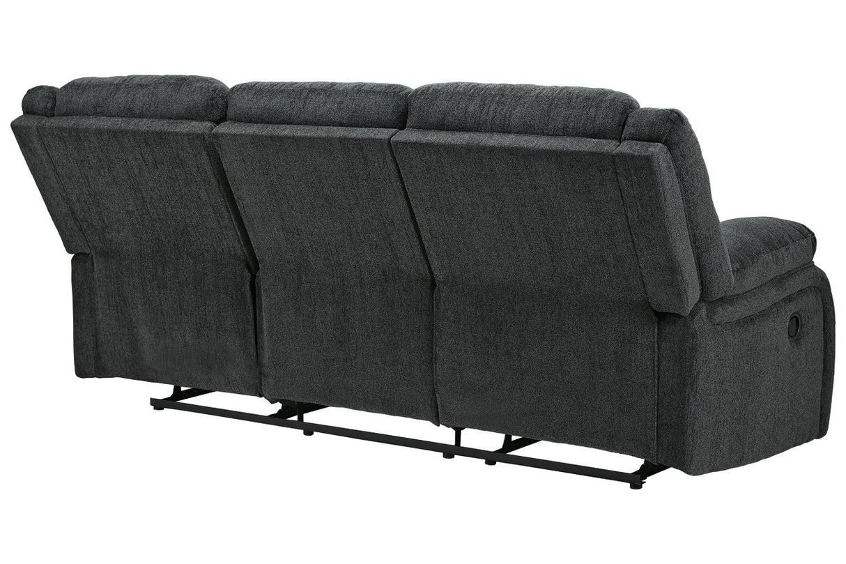 Draycoll Slate Reclining Sofa from Ashley - Luna Furniture