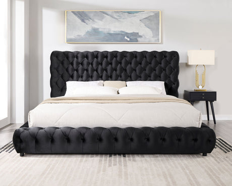 Dream Black Queen Platform Bed from Happy Homes - Luna Furniture
