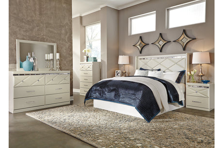 Dreamur Champagne Queen Panel Headboard (Headboard only) from Ashley - Luna Furniture