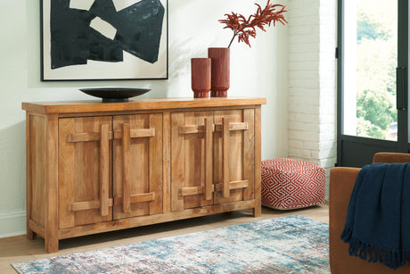 Dresor Natural Accent Cabinet from Ashley - Luna Furniture