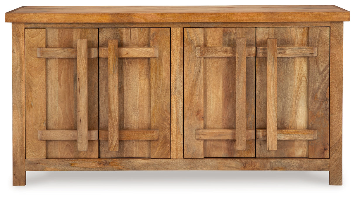 Dresor Natural Accent Cabinet from Ashley - Luna Furniture