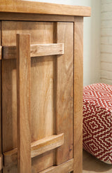 Dresor Natural Accent Cabinet from Ashley - Luna Furniture