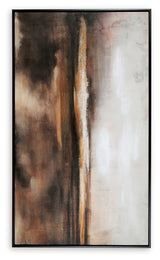 Drewland Black/Brown/Orange Wall Art from Ashley - Luna Furniture