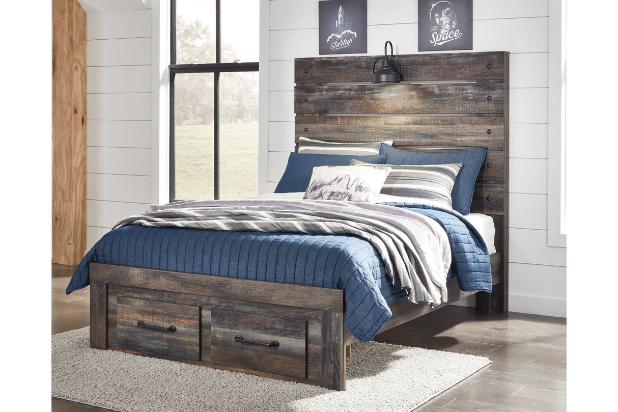 Drystan Multi Full LED Storage Panel Bed from Ashley - Luna Furniture