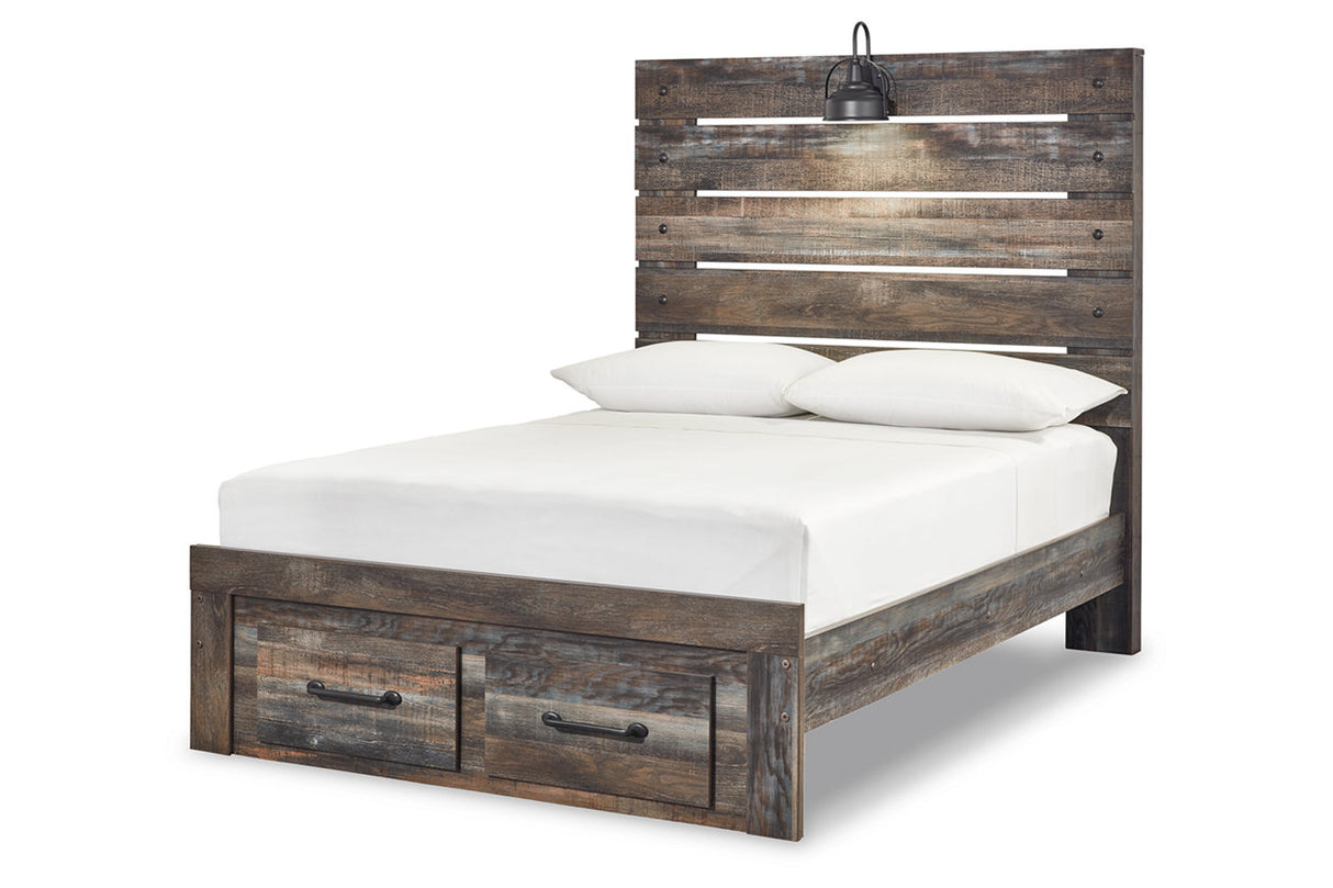 Drystan Multi Full LED Storage Panel Bed from Ashley - Luna Furniture