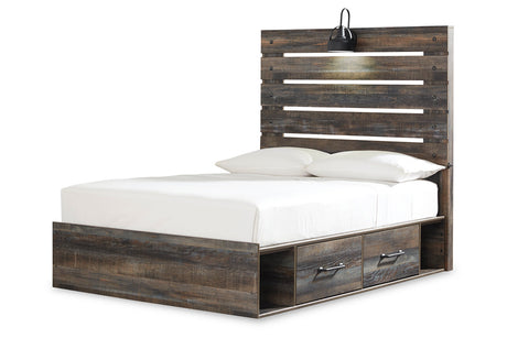 Drystan Multi Full LED Storage Platform Bed with 2 Drawers from Ashley - Luna Furniture