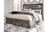 Drystan Multi King LED Storage Panel Bed from Ashley - Luna Furniture