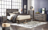 Drystan Multi LED Storage Platform Bedroom Set with 4 Drawers from Ashley - Luna Furniture